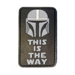 Нашивка PVC/ПВХ с велкро Мандалорец This is the way 